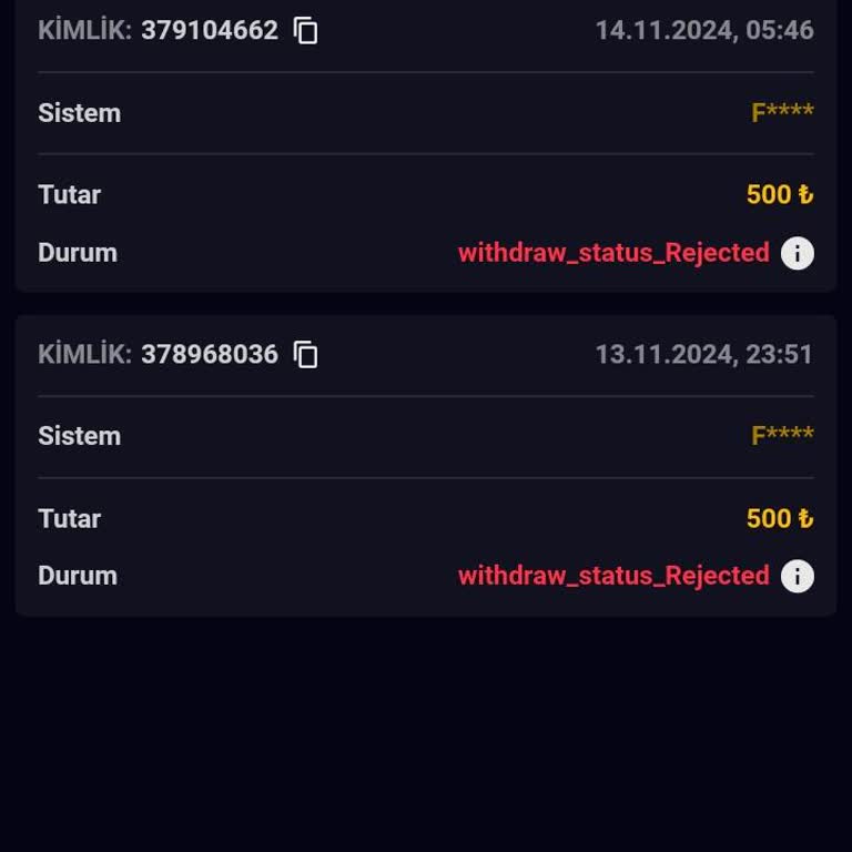 Mokkabet'te Param Neden Geri Yüklendi?
