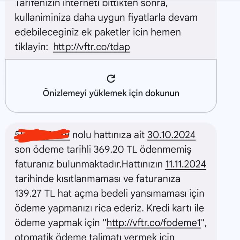 Vodafone'un Haksız Hat Kısıtlaması Ve Faturalandırma Sorunu