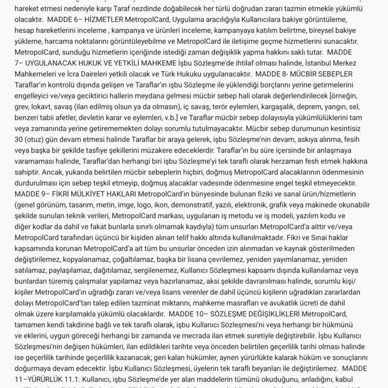 Üye Olma Sürecinde Uygulama Hatası