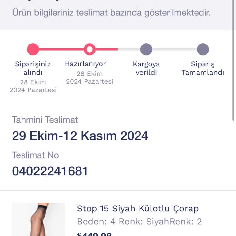 Penti Teslim Edilmeyen Sipariş Ve İletişim Eksikliği!