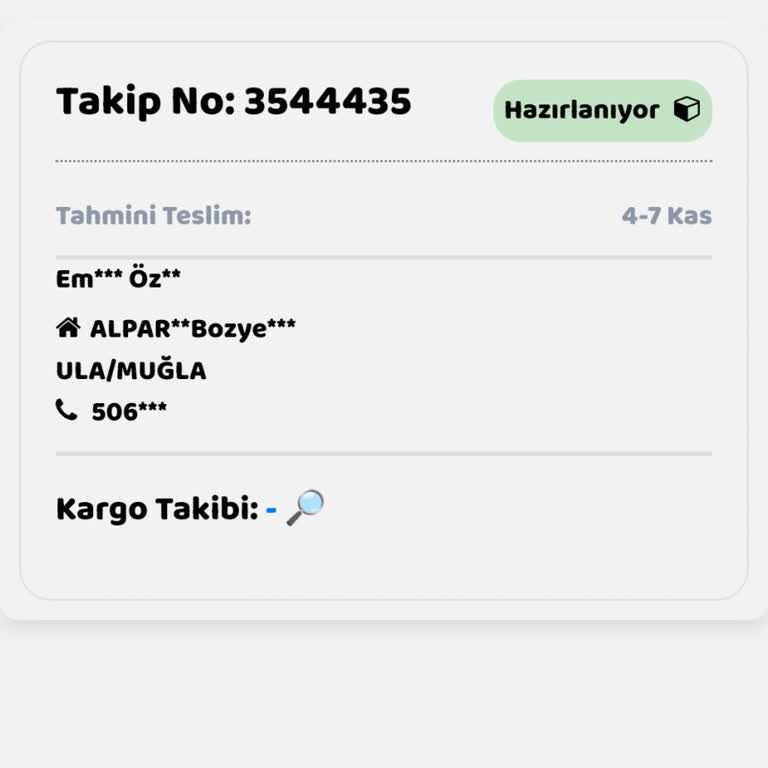 Teslim Edilmeyen Sipariş Ve Erişim Sorunları