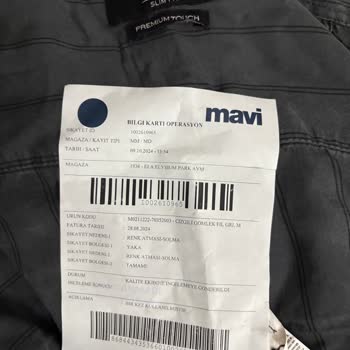 Mavi Gömlek Yıkama Sorunu Ve İade Reddi