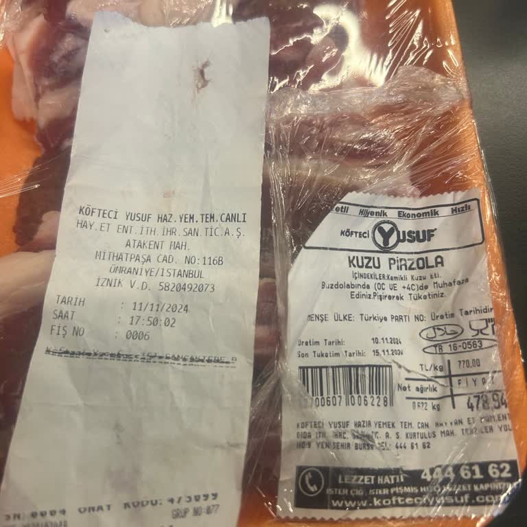 Köfteci Yusuf'ta Hayal Kırıklığı: Bozuk Ürün Ve Kötü Hizmet