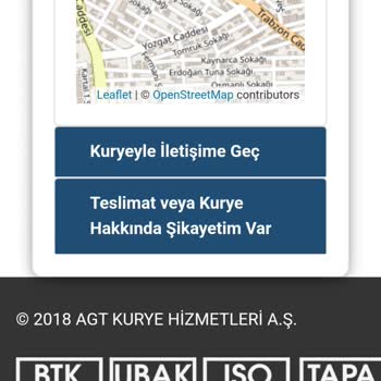 AGT Kurye'nin Teslimat Sorunları