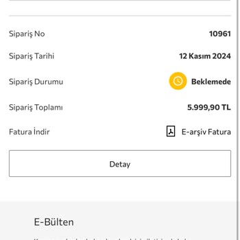 Ulaşılmaz Müşteri Hizmetleri Ve Kargolanmayan Ürün