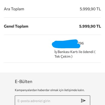 Ulaşılmaz Müşteri Hizmetleri Ve Kargolanmayan Ürün