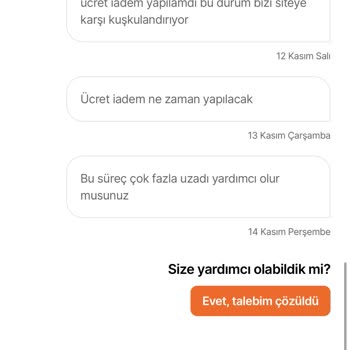 İade Edilmeyen Ödemelerle Mağduriyet