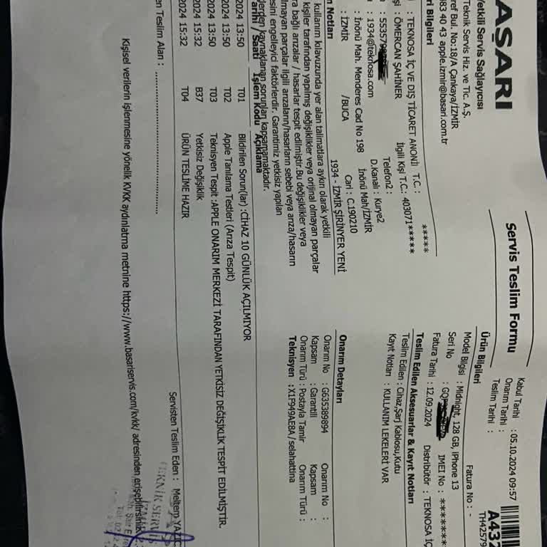 Teknosa'dan Aldığım İphone 13'ün Garanti Sorunu Ve Müşteri Hizmetleri İlgisizliği