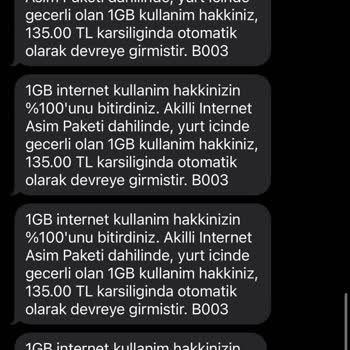 Beklenmedik Tarife Aşımı Ve Yüksek Fatura Şoku