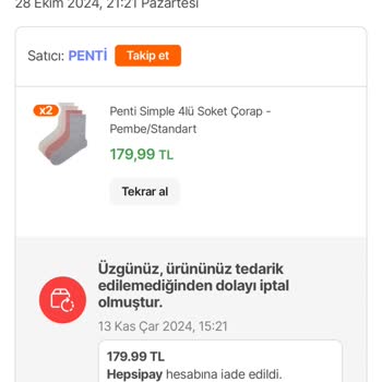 Hepsiburada'dan Beklenmeyen İade Ve Yetersiz Telafi