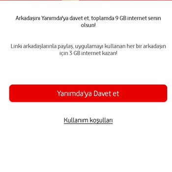 Vodafone Yanımda Kampanyasıyla Mağduriyet Yaşadım