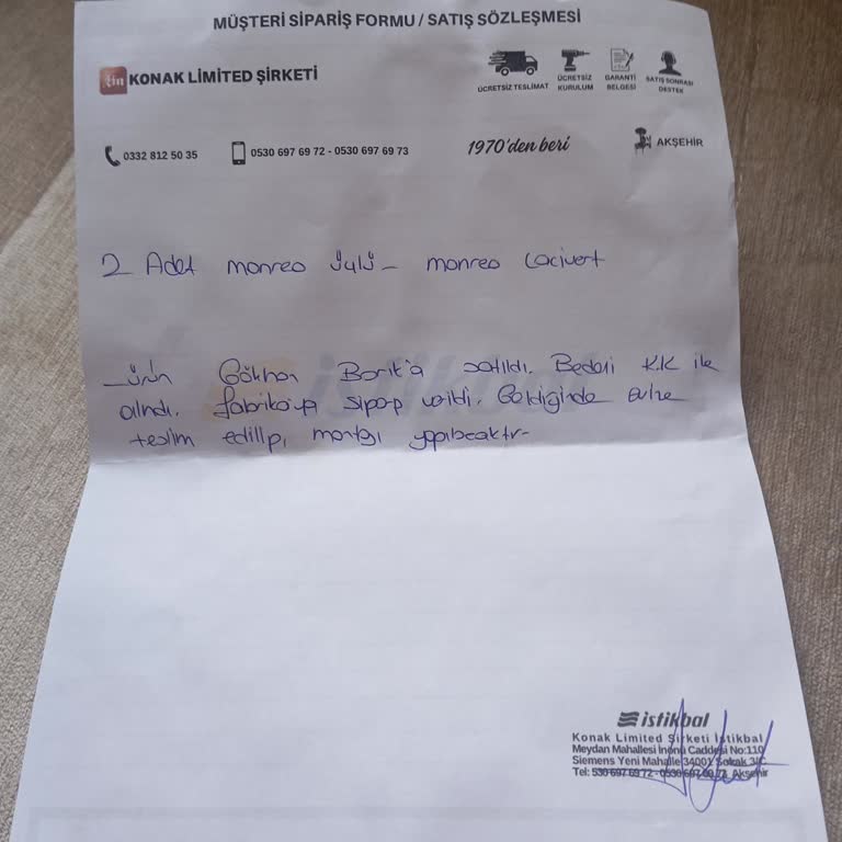 Teslimat Gecikmesi Ve Müşteri Mağduriyeti