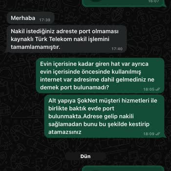 Şok Net Nakil Hizmetinde Müşteri Mağduriyeti