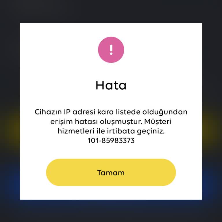 Kara Liste Sorunu: Uygulamaya Erişim Engeli