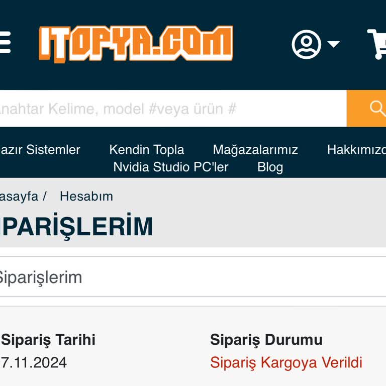 Kargoda Kaybolan Sipariş Ve İletişimsizlik Sorunu