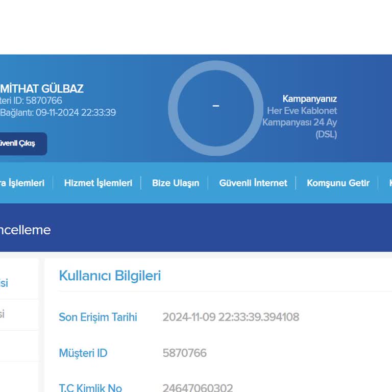 İnternet Bağlantı Sorunu Ve İlgisiz Hizmet