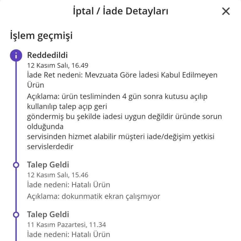 Arızalı Ürün Ve İade Sorunu