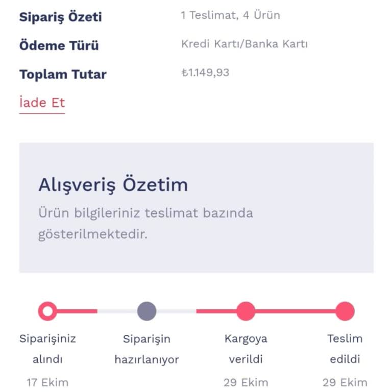 Penti Kampanya Siparişim Eksik Ve Müşteri Hizmetleri Sessiz