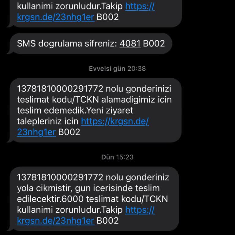 Kargom Teslim Edilmedi, İade Kabul Edilemez!