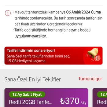 Tarife Değişikliği İle Artan Fiyatlar Karşısında Şaşkınlık