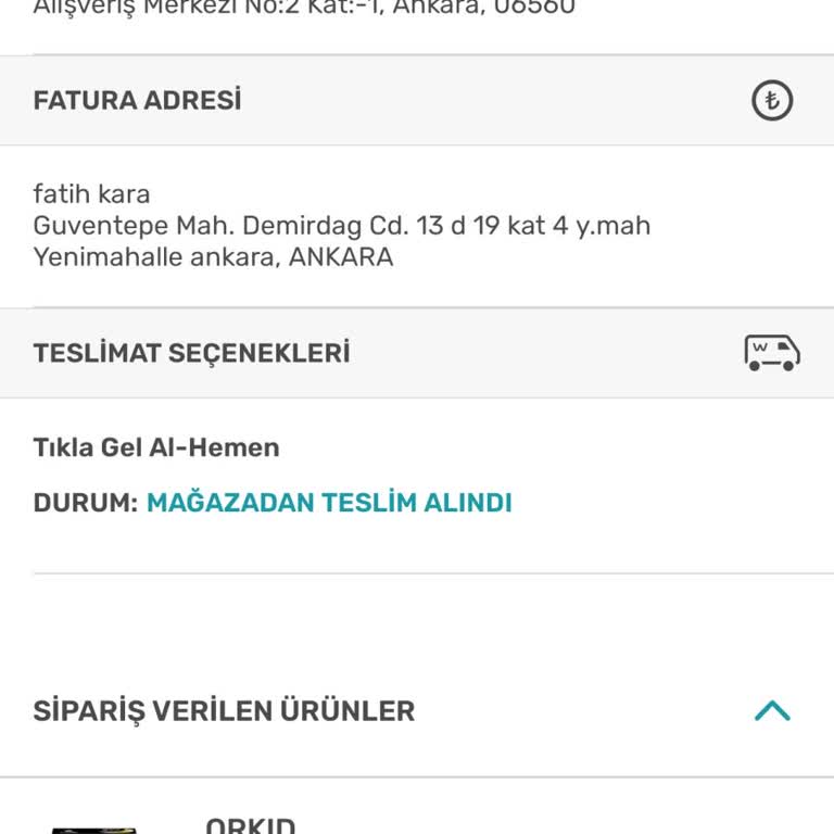 Watsons Mağazasında Sipariş İptal Ve Teslimat Sorunu
