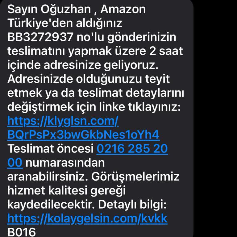 Kargo Teslimatında Yaşanan Hayal Kırıklığı Ve İlgisizlik