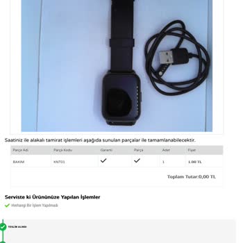 Akıllı Saatte Bağlantı Sorunu Ve Servis İlgisizliği