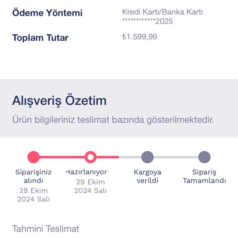 Penti Siparişim Hazırlanamıyor Ve Müşteri Hizmetleri Ulaşılamaz