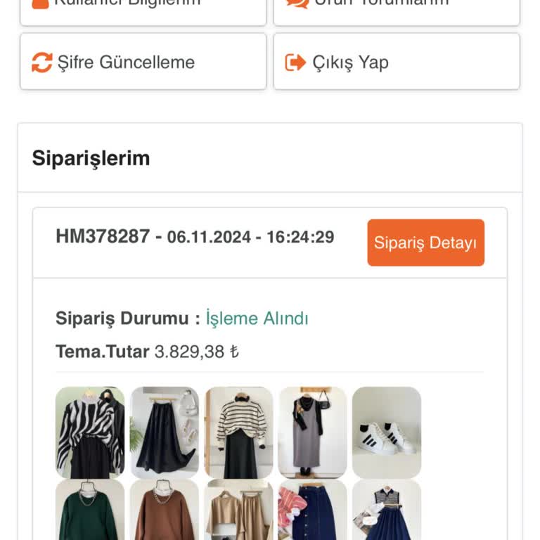 Hepsi Moda Sipariş Hala Kargoya Verilmedi
