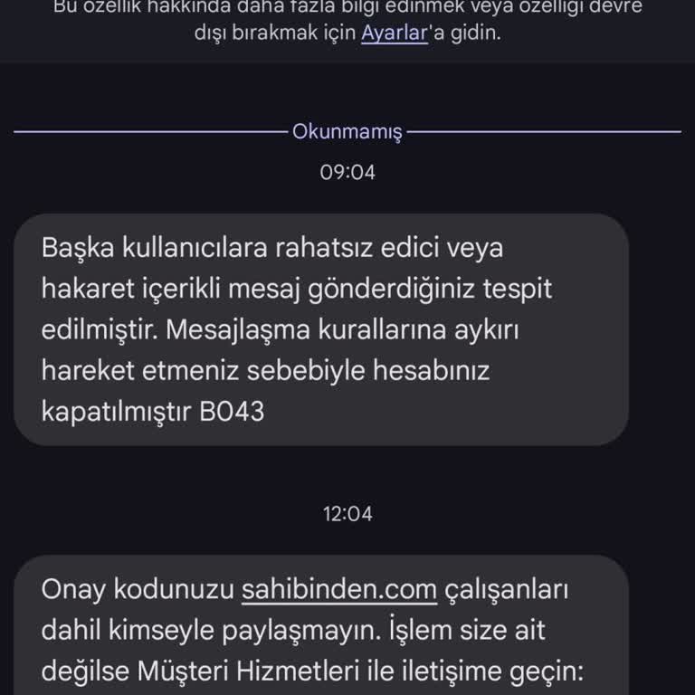 Haksız Hesap Engellemesi Ve Uyarı Eksikliği