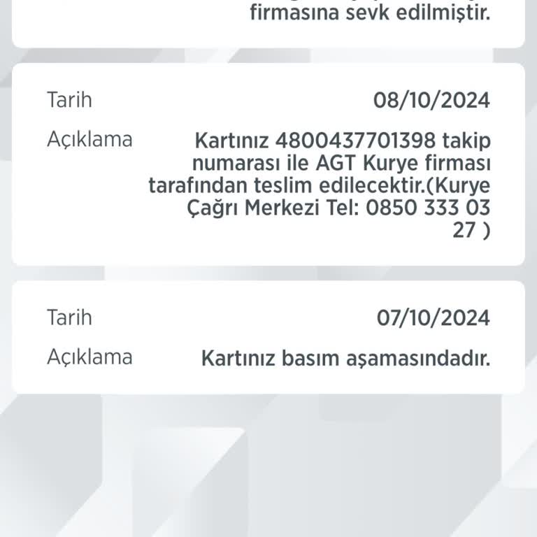 Ziraat Kartımın Teslim Edilmemesi Ve Mağduriyetim