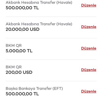 Para Transfer Limit Artışı Mağduriyeti
