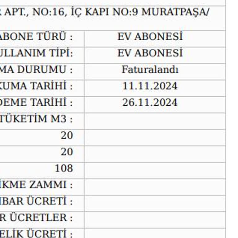 Su Faturası İtirazına Yanıt Bekleniyor