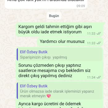 Müşteri Hizmetleri Ve İade Sürecinde Hayal Kırıklığı