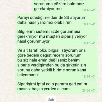 Müşteri Hizmetleri Ve İade Sürecinde Hayal Kırıklığı