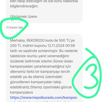 Kupon Kodunun Geçersizliği Ve Müşteri Mağduriyeti