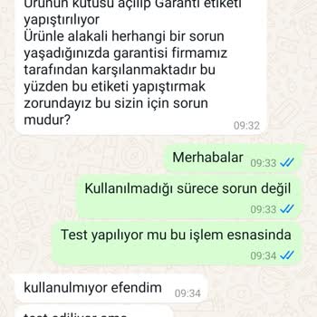 Garanti Sözü Verilip Yerine Getirilmeyen Ürün