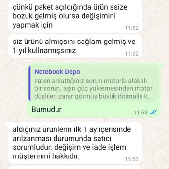 Garanti Sözü Verilip Yerine Getirilmeyen Ürün