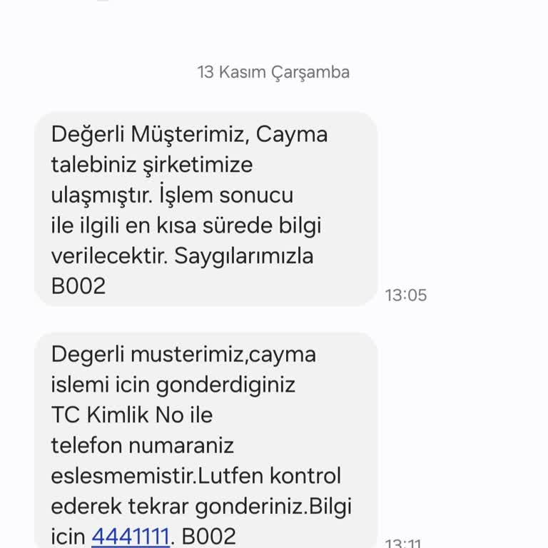 BES Başvurusunda İletişim Sorunu