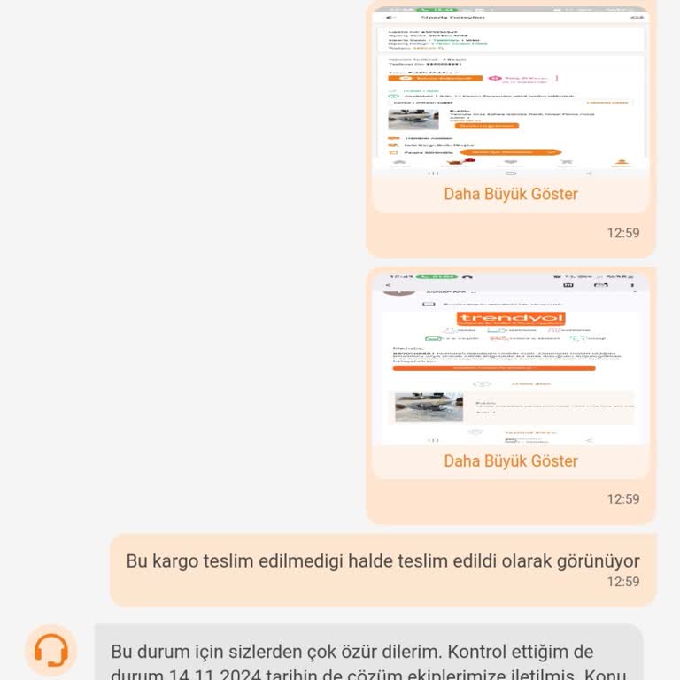 Trendyol Kargo Teslimatı Ve İletişim Sorunları