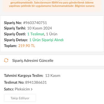 Trendyol'da Geciken Sipariş Ve Yetersiz Müşteri Hizmeti
