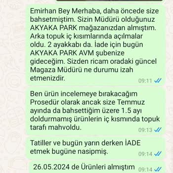 Ayakkabı Kalitesizliği Ve Müşteri Memnuniyetsizliği