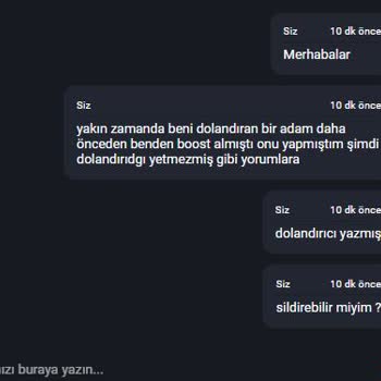 Boost İşleminde Yaşanan Haksızlık Ve İptal Sorunu