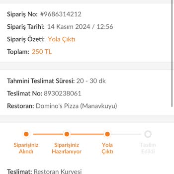 Teslimat Süresi Ve Sipariş Takibi Sorunu