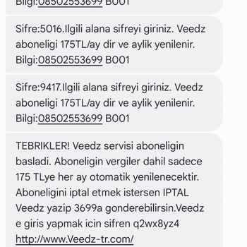 İzinsiz Abonelik Ve Ücret Kesintisi