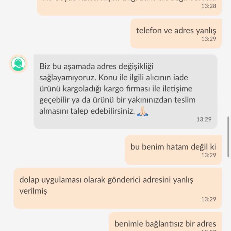 Yanlış Adrese Gönderilen Kargo Ve İlgisiz Destek Ekibi