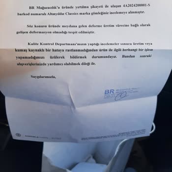 Kumaş Kalitesi Ve Müşteri Hizmetleri Hayal Kırıklığı
