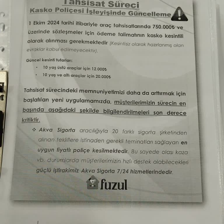 Fuzul Ev'den Araç Alımında Beklenmedik Kesinti Ve Zorluklar