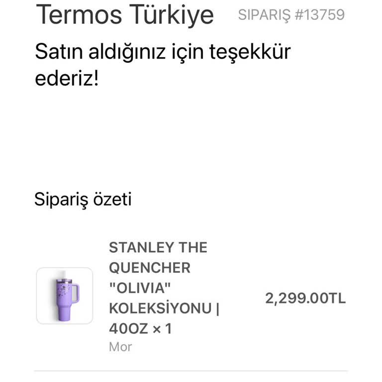 Türkiye Termos'tan Alışveriş Sonrası İletişim Sorunu Ve İptal Zorluğu