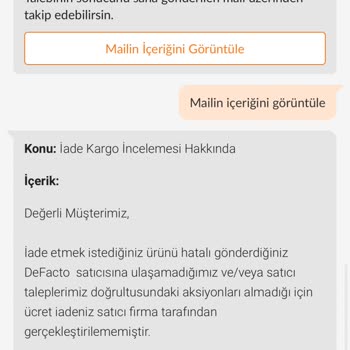 Trendyol İade Sürecinde Karışıklık Ve İletişimsizlik Sorunu